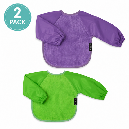 Bundle Four: Value Pack 1 Small Sleeved Bib + 1 Large Sleeved Bib