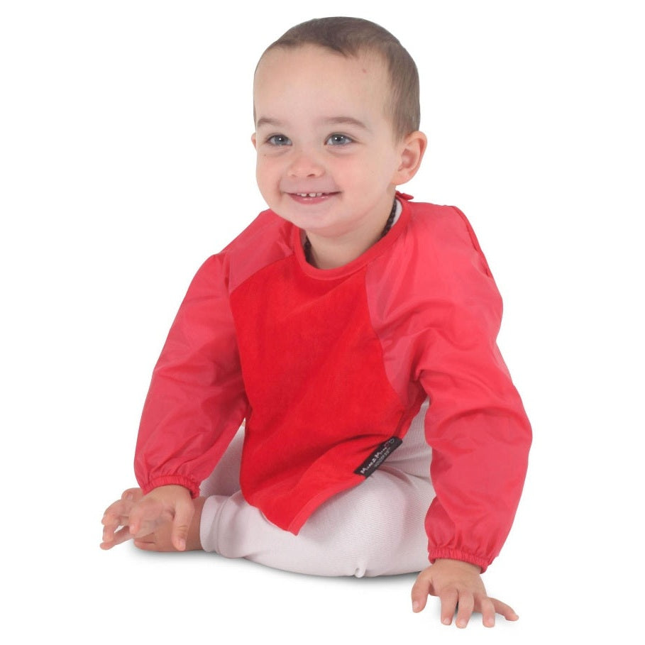 Sleeved Bib (6–12 months / 12–18 months)